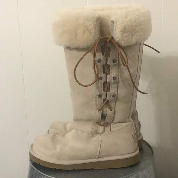 UGG Shoes - Ugg Tall Side Lace Up Boot